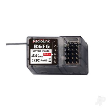 R6FG 6-Channel Surface Receiver with Gyro Function RLKR061001