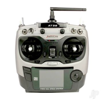 AT9S 2.4GHz 10-Channel Transmitter with Receiver (Silver) RLKT091004