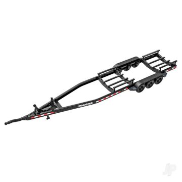 Traxxas Spartan DCB M41 Boat Trailer assembled with hitch