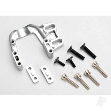 Traxxas Engine mount / engine mount spacers (2 pcs) / 3x15 CS with washers (4 pcs) / 4x18 BCS (2 pcs) / flat-head engine mount screws 3x10 (2 pcs) TRX5560