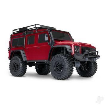 Traxxas 1/10 TRX-4 Defender 4WD RTR with Clipless Mounting - Red
