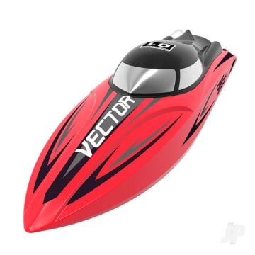 Vector SR65 Brushless ARTR Racing Boat (Red) (No Battery or Charger) VOL79205AR