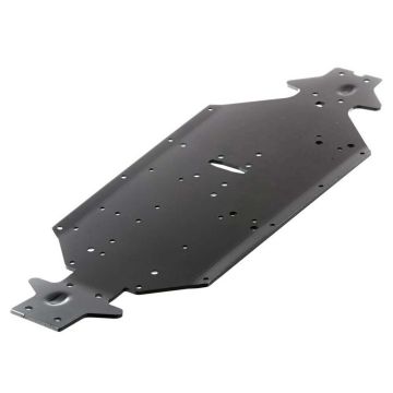 Chassis Aluminum SWB Silver/Blue Typhon Z-AR320188