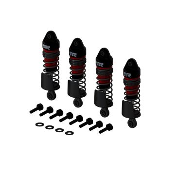 Armma Aluminum Shock Set, 58mm Length, 300cSt Oil (4pcs) - GROM Z-ARA330824