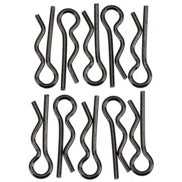 Body Clip 6mm Black (10) Z-AXA1059