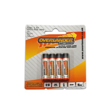 Premium Alkaline Batteries - AA 4pack SKU2672