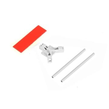 MIK4962 : Antenna support flat mounting, white