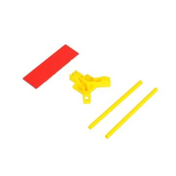 MIK4964 : Antenna support flat mounting, yellow