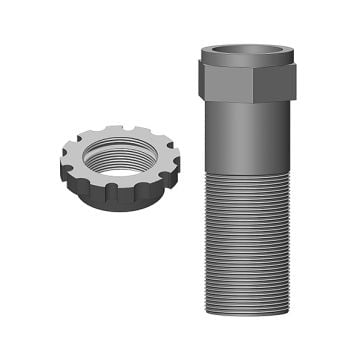 Corally Servo Saver Shaft W/, Nut Aluminum 1 Pc