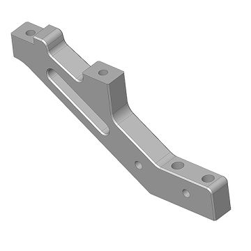 Corally Chassis Brace Xtr, Front Aluminium - Titanium