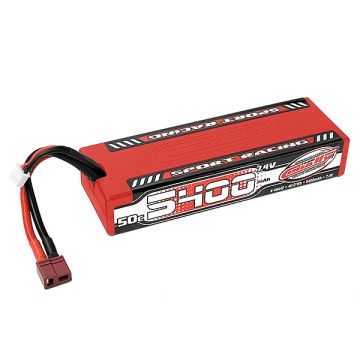 Corally Sport Racing 50C Lipo, Battery 5400Mah 7.4V Stick 2S