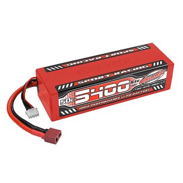 Corally Sport Racing 50C Lipo, Battery 5400Mah 11.1V Stick 3S