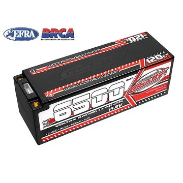 Corally Voltax 120C Lipo Batte, Ry 6500Mah 14.8V Stick 4S 5Mm
