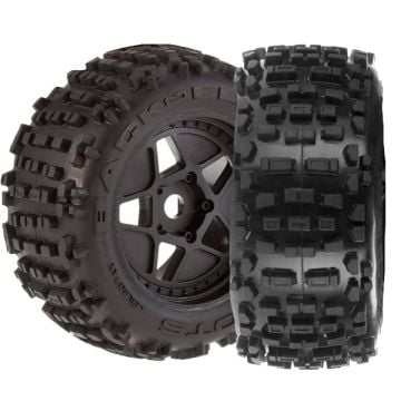 Arrma Arrma dBoots Backflip Wheels & Tyres for Kraton, Outcast 24mm Hex1-Pair Z-ARA550064