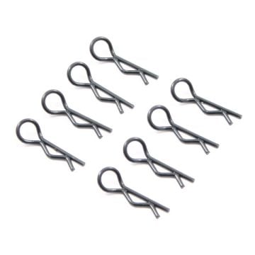 Fastrax Black Small Body Clips(8)