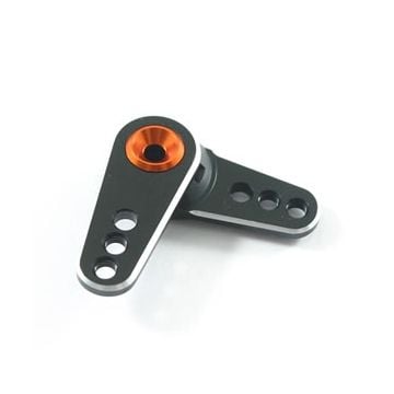 Fastrax 25T Black Aluminium 4-In-1 Servo Horn (Savox/Fut)