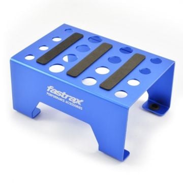Fastrax Aluminium Pit Stand with Magnetic Strip Blue FAST410B
