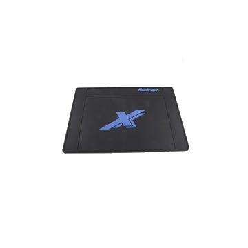 Fastrax Medium Rubber Pit Mat Black 62Cm X 42Cm