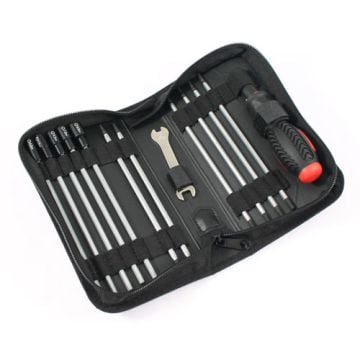 FASTRAX 19-IN-1 Tool Bag 3XSLOT, 3X PH 6XHEX, 4XNUT 1X 5/8MM Wrench FAST607