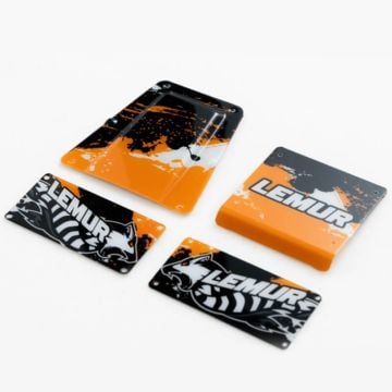fms 1:24 12404 car body shell orange