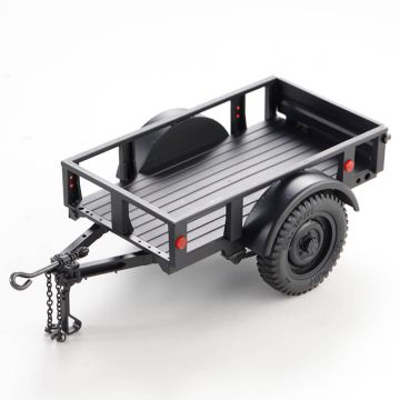 FMS 1:18 / 1:12 utility trailer c black