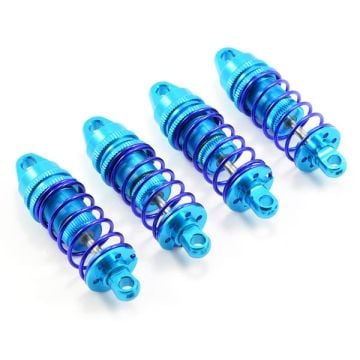 Fastrax Tamiya Tt02 Aluminium Shock Set (4)(55Mm No Oil Inc)