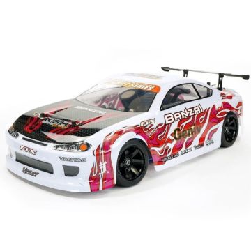 FTX Banzai 1/10 Street/Drift Nitro 4WD RTR - White FTX5534W