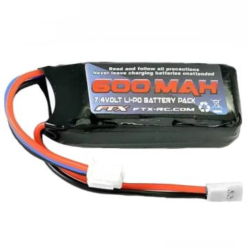 FTX Outback Mini X 2.0 7.4v 600mAh 2S LiPo Battery 