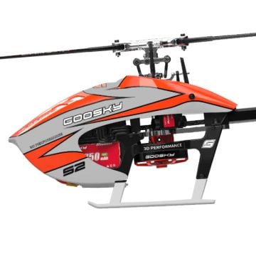 GooSky S2 Max RTF Micro Electric Helicopter w/T8 Transmitter, Battery & Charger Orange
