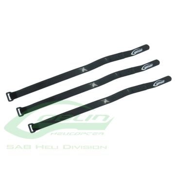 Battery Hook and Loop Strap Lx430mm Wx20mm (3pcs) HA023-S