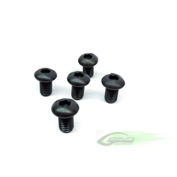 DIN 12.9 Button Head Socket Cap M6x10 (5pcs) - 630/700 [HC122-S]