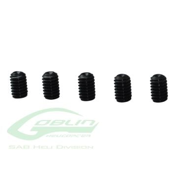 DIN 12.9 Cup Point Set Screws M4 x 6 (5pcs) - Goblin 770 [HC153-S]