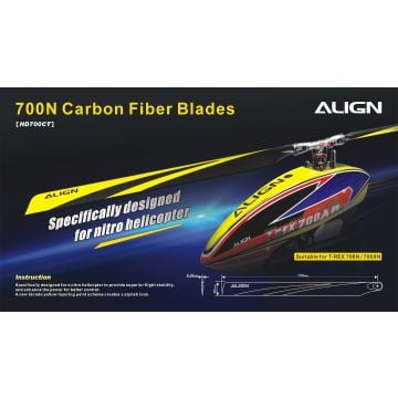 700N Carbon Fiber Blades HD700C 