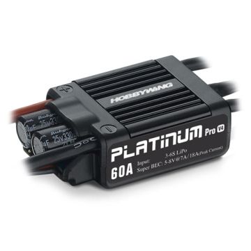 HobbyWing Platinum 60A LV V4 2-6S ESC HW30215100
