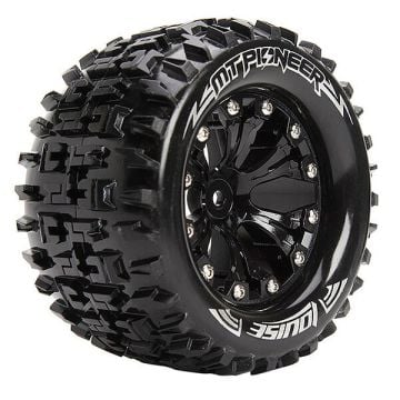 Louise Rc MT-Pioneer 1/10 Soft Hex 14mm Black Arrma Granite (2) L-T3202SBM