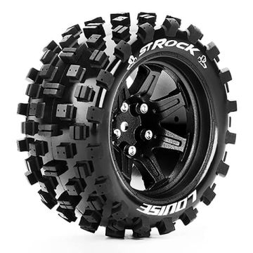 Louise Rc ST-Rock 1/10 Soft 14mm Hex Black Arrma Granite (2) L-T3273SBM