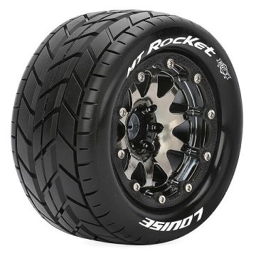 Louise RC MT-Rocket 1/10 Soft 14mm Hex Black - Arrma Granite (2) L-T3307SBM