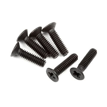 Flat Head Screw M2 x 8mm 6Pcs MV28039 