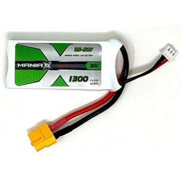 ManiaX 7.4V 1300mah 30C Lipo MX1300-2S-30