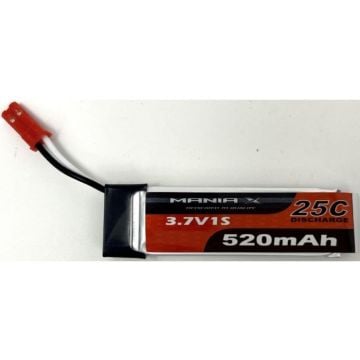 ManiaX 3.7v 520mah 25C Lipo w/BEC