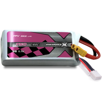 ManiaX 11.1V 750mah 100C (Goosky S2/OMP M2 EVO) MX750-3-100