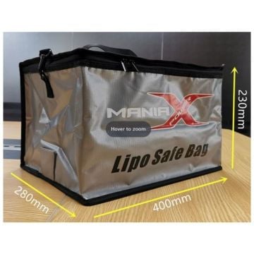 ManiaxX Charge/Safety Bag - 230 x 280 x 400mm MXBAG005