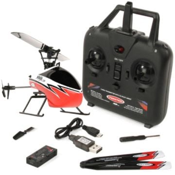 Ninja 250 Helicopter with Co-Pilot Assist, 6-Axis Stabilisation and Altitude Hold (Red) TWST1001R