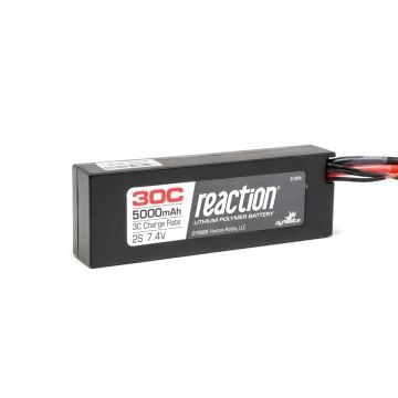 Reaction 7.4V 5000mAh 2S 30C LiPo Hard Case EC3 O-DYN9005EC