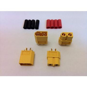 XT60 Connector Set w/HS 10 pairs O-FS-XT60/10