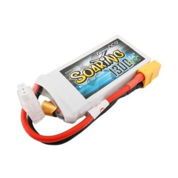 Gens Ace LiPo 2S 7.4V 1300mAh 30C Soaring with XT60 O-G2S1300-30X6