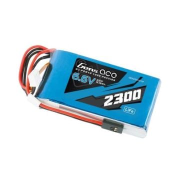 Gens Ace LiFe 2S 6.6V 2300mAh TX with Futaba O-G2S2300-TX
