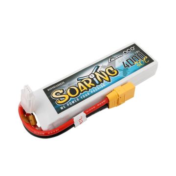 Gens Ace LiPo 3S 11.1V 4000mAh 30C Soaring with XT90 O-G3S4000-30X9