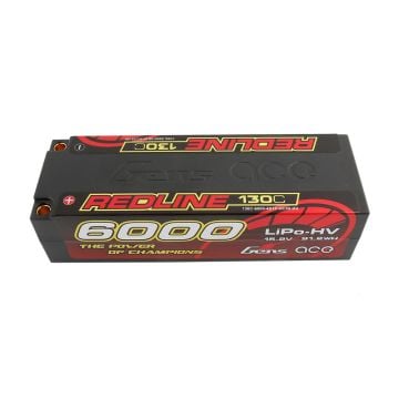 Gens Ace LiPo HV Car Hard Case 4S 15.2V 6000mAh 130C RL with 5mm O-GC4H6000-130G5