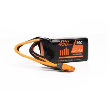 Spektrum 14.8V 450mAh 4S 30C LiPo Battery: IC2 O-SPMX4504SIC2